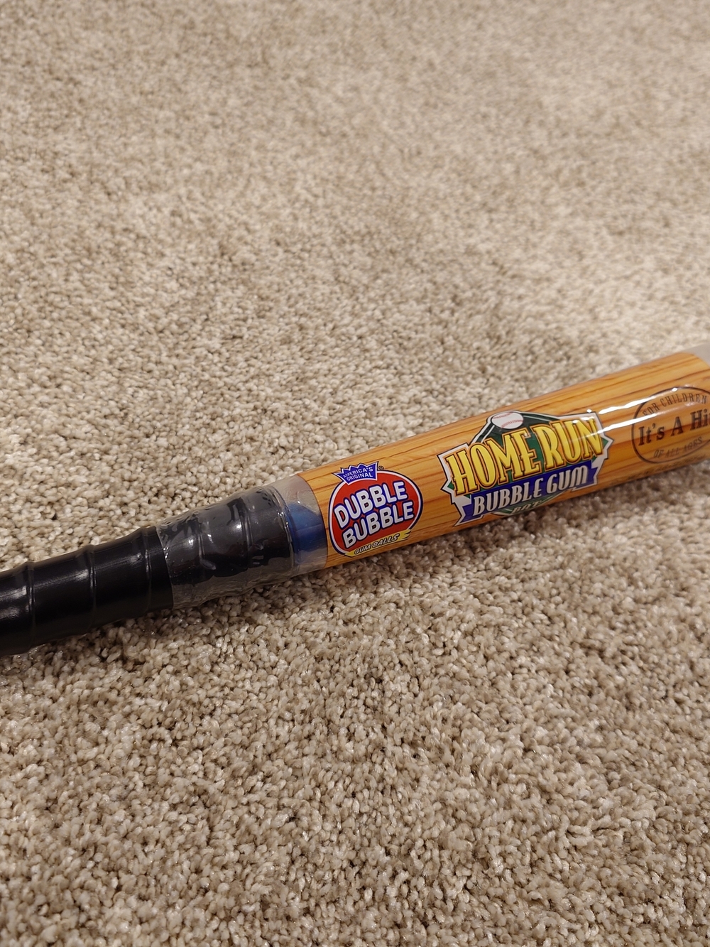Dubble Bubble Home Run Bubble Gum Bat- Sealed Collectible!